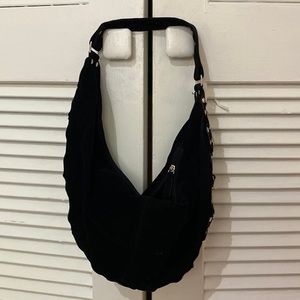 Nicole Lee Suede Beaded purse